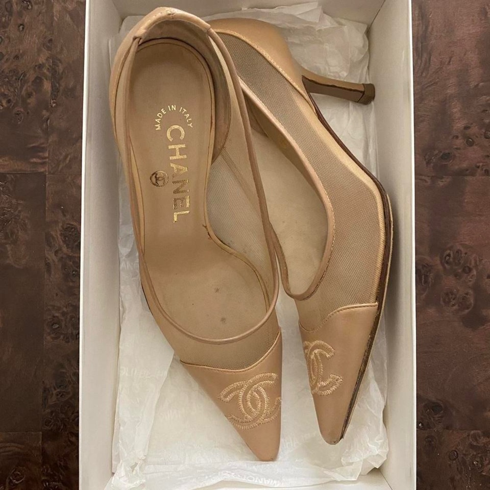 Chanel Women's Beige Heels